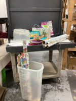 WRAPPING PAPER TOTE W/ WRAPPING PAPER AND GIFT BAGS