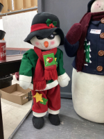 (3) FLOOR STANDING SMOWMEN - PLUSH