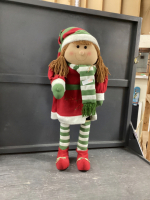 FLOOR STANDING PLUSH GIRL ELF