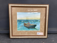 BOAT ON THE OCEAN PICTURE BY NELSON CLARK