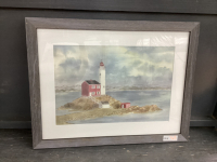 LIGHTHOUSE PICTURE - WATER COLOR