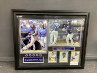 TORONTO BLUE JAYS PICTURE IN WOOD FRAME