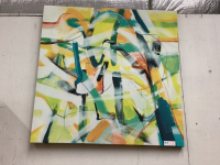 LARGE PICTURE ON CANVAS - ABSTRACT STYLE