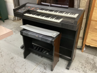 TECHNICS SOUND SYSTEM/ORGAN W/ BENCH