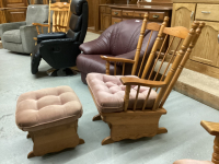 GLIDER ROCKER W/OTTOMAN