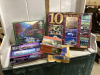 BOX OF ASSORTED JIGSAW PUZZLES