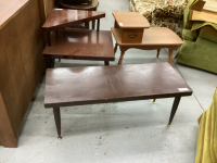 (3) VINTAGE TABLES - COFFEE/TELEPHONE/CORNER