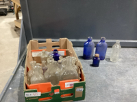 VINTAGE GLASS BOTTLES