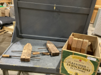 WOODEN CRATE OF WOODEN CLAMPS - 6
