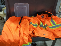 TOTE SAFETY LINED JACKET 2XL, LIGHT LINED BIB OVERALLS 2XL