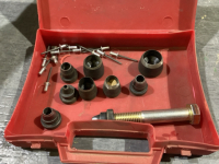 GASKET PUNCHES IN RED CASE
