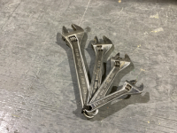 SNAP ON ADJUSTABLE WRENCHES - 4 SIZES