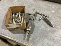 BOX W/ ALIGNMENT PINS AND TOOLS