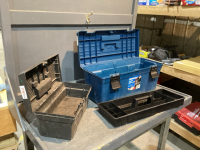 2 PLASTIC TOOL BOX - EMPTY