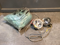 PACK OF GREEN KING GLOVES, HEAD LAMPS