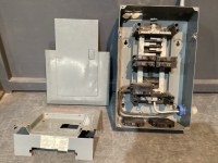 BREAKER PANEL BOX W/ SOME BREAKERS