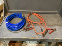 CAMPBELL HAUSFELD AIR HOSE + ORANGE BOOSTER CABLES