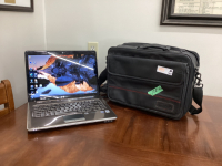 HP LAPTOP W/ TARGUS COMPUTER BAG AND CORD