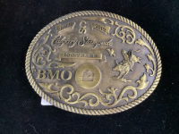 MONTANA'S. SILVERSMITH CALGARY STAMPEDE BELT BUCKLE