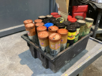 TOTE OF ASSORTED GREASE TUBES