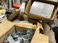 (3) BOXES - CHAMBERLAIN LIFT MASTER GATE OPENER + HARDWARE