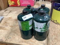4 CONTAINERS PROPANE - SMALL BOTTLES
