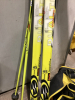 ROSSINGNOL DOWNHILL RACING SKIS (NO BINDINGS) W/ CARRYING BAG & LANGE BOOTS W/BAG - 3