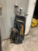TITLEIST GOLF BAG & (10) ASSORTED CLUBS
