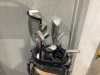 TITLEIST GOLF BAG & (10) ASSORTED CLUBS - 2