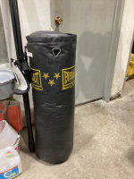 EVERLAST PUNCHING BAG W/ FRAME AND GLOVES