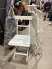 (2) FOLDING METAL & WOOD CHAIRS