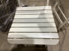 (2) FOLDING METAL & WOOD CHAIRS - 2