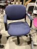 ROLLING OFFICE CHAIR - BLUE