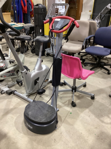 VIBRANETICS VIBRATION MACHINE W/ BUNGEE STRAPS