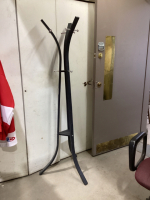METAL COAT RACK W/ 9 HOOKS