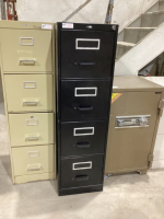 4- DRAWER LETTER SIZE FILING CABINET W/ KEY
