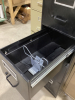 4- DRAWER LETTER SIZE FILING CABINET W/ KEY - 3