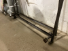 (2) METAL BED FRAMES ON CASOTRS - 2
