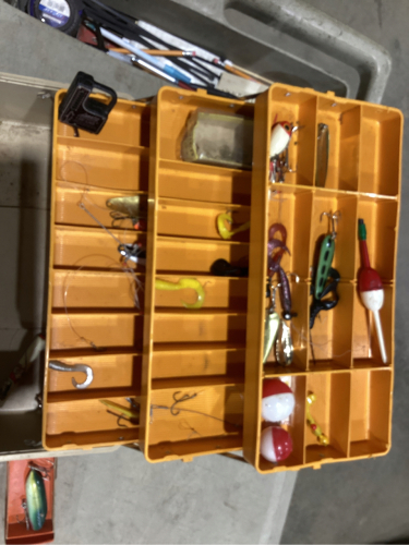 TACKLE BOX WITH CONTENTS