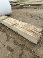 Two heavy 12 x 12 beams
