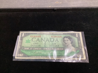 CANADA 1967 $1 BILL