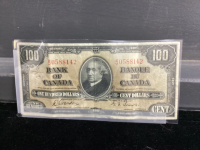 CANADA 1937. $100 BILL