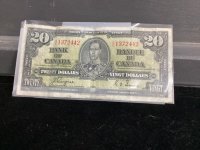 CANADA 1937. $20 BILL