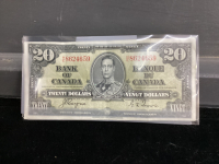 CANADA 1937 $20 BILL