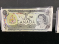 CANADA 1973. $1 BILL