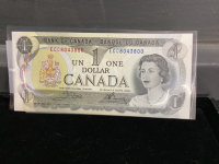 CANADA 1973. $1 BILL