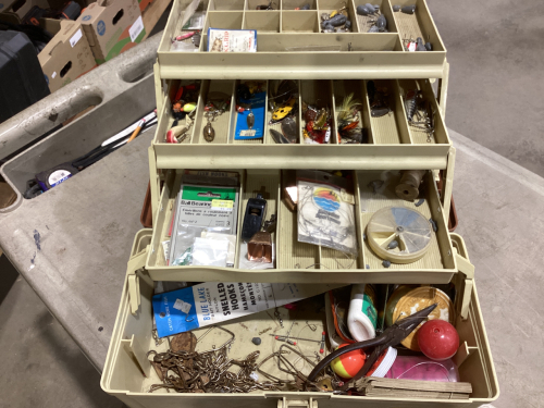 TACKLE BOX WITH CONTENTS