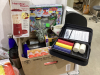 2 BOXES OF HOUSEHOLD/CURTAINS,GLASSES,BOWLS,CAKE DECORATING TIPS - 2