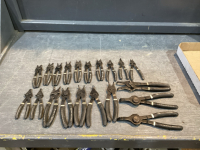 FLAT OF MAC SNAP RING PLIERS - ALL REVERSIBLE - 20 PIECES