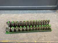 SNAP-ON 1/2&rdquo; DRIVE CHROME DEEP + SHALLOW SOCKETS SAE